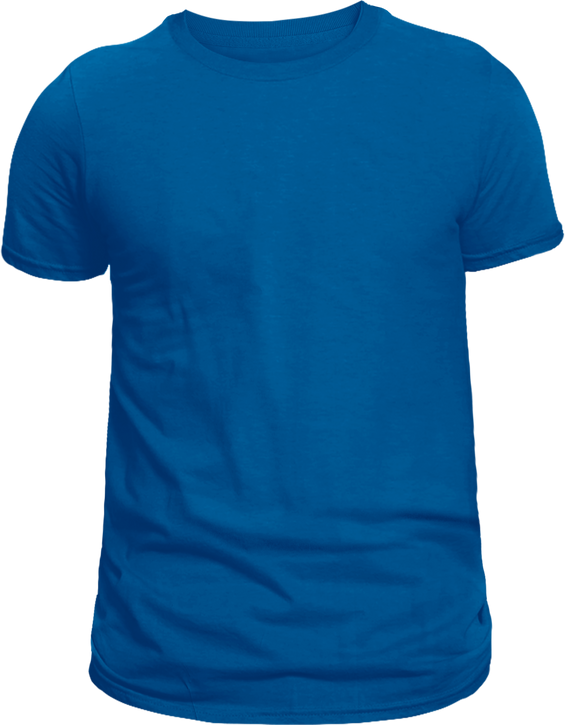 blue t shirt mockup